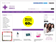 Tablet Screenshot of farmacia1896.com